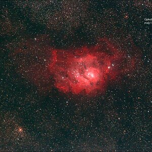 M 8 und Kleinplaneten