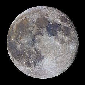 Vollmond aufgenommen mit Barlow-Element