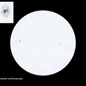 Sonnenzeichnung vom 20.10.2012