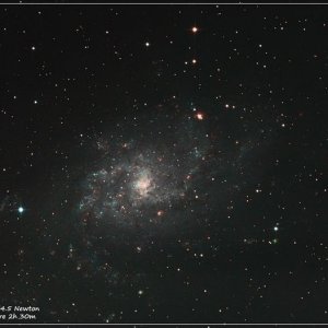 DSLR an 10" f/4,5 - M33