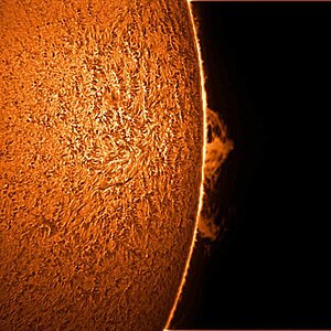 H-alpha Sonne vom 04.11.2012