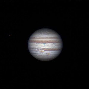Jupiter und Europa 14.11.12 - 00.35 UT
