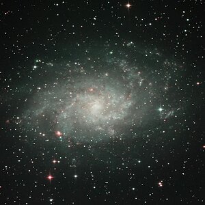 M33 von der Terasse in Stuttgart