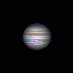 Jupiter und Io 16.11.12 - 22.41 UT