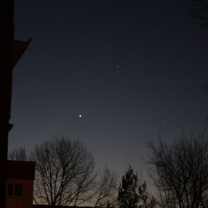 Venus und Saturn über Dresden