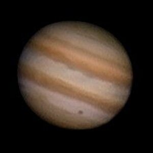 Jupiter mit Mondschatten 25.01.13