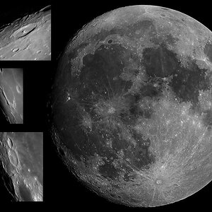 Mond + Krater - 25.1.13
