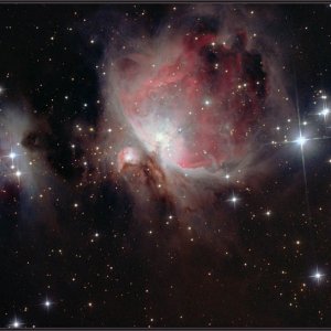 M42, erster Test Skywatcher 130/650