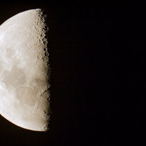 Mond und Jupiter