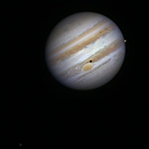 Jupiter mit Io und Kallisto am 18.02.2012