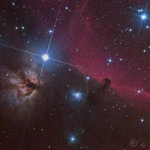 Finaler Flame & Horsehead Nebula