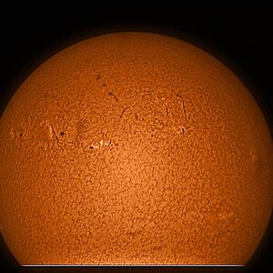 Sonne mit DBK 31 und PST / 13.03.13