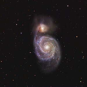 M 51 Whirlpool-Galaxie mit C 9,25 EHD und Atik 383