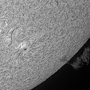 Sonne am 170413