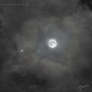 Mond und Jupiter am 28.11.2012.