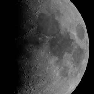Mondmosaik aus 9 Einzelfotos
