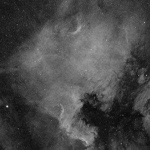 Vorinfo, erster Mosaikversuch NGC 7000