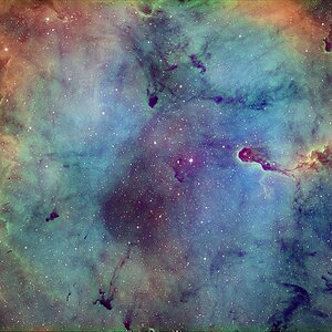IC 1396  in Hubble Palette