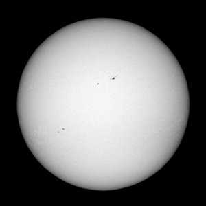 Sonne heute, heiß und aktiv