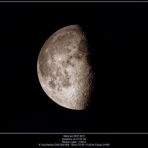 Mond am 28.07.2013