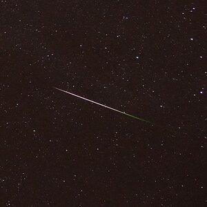 Perseid in Cassiopeia