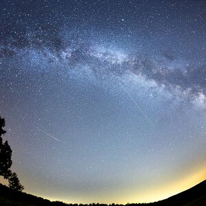 Perseide mit Iridium