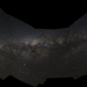Milchstraße über der Astrofarm Kiripotib