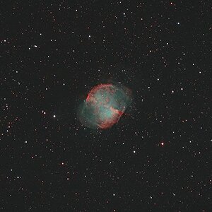 M 27 bei Fastvollmond