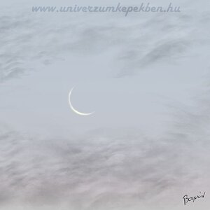 Mond - digitale Zeichnung