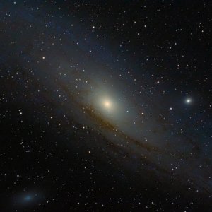 Andromeda bearbeitet mit Startools