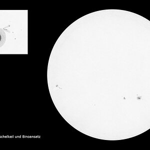 Sonnenzeichnung vom 26.10.2013