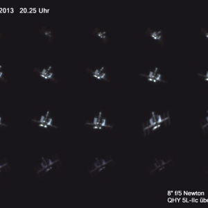 2. ISS-Überflug vom 18. 10. 2013