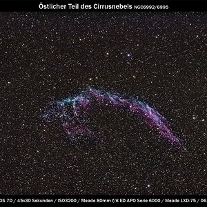 Östlicher Cirrusnebel Neubearbeitung