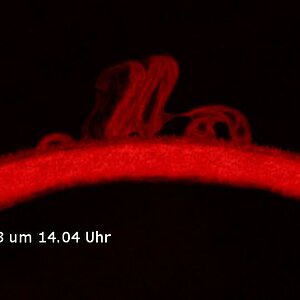 H-Alpha Zeichnung vom 29.11.2013 -> Neubearbeitung