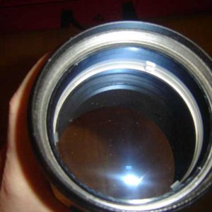 Vixen 80L Objektiv von hinten