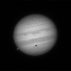 Jupiter mit Ganymede +  Schatten