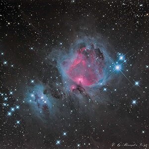 Orion Nebel mit dem 114/500 Skywatcher Newton