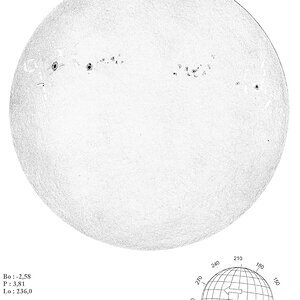 Sonne Zeichnung vom 28.12.2013