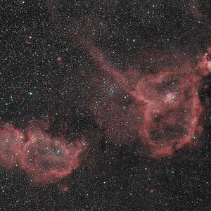 Fötus-Nebel (IC1848) + Herz-Nebel (IC1805/IC1795)