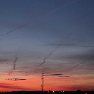 Mond und Venus heute Morgen 08:00