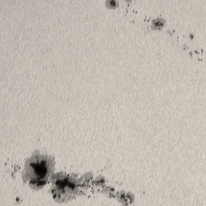 Sonnenfleck 1967 / 1968 im Weißlicht 02.02.14