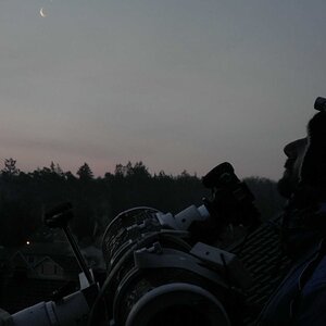 Mond-Venus Konjunktion im Blick