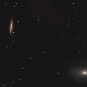 First Try: M82 mit 10'' Newton