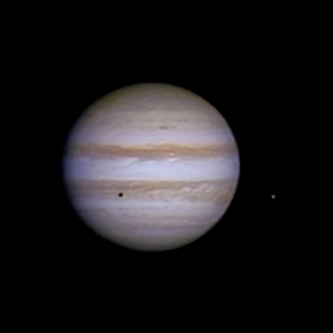 Jupiter mit Mondschatten 31.03.14