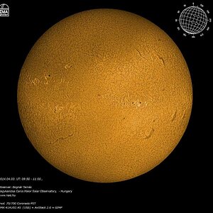 H-alpha Sonne - 2014.04.03.