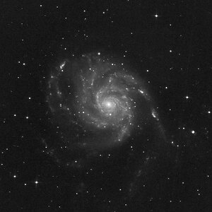 Messier 101 aus der Terrasse in Stuttgart