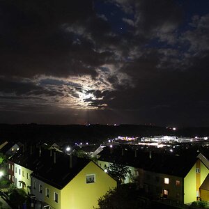 verdeckter Vollmond - Tyndall-Effekt