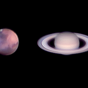 Mars und Saturn 16/17.5.14