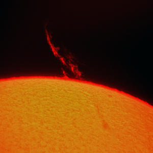 große Protuberanz 03 06 14 als Testbild Umbau PST