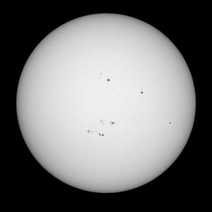 Sonne - heute mit Sommersprossen
